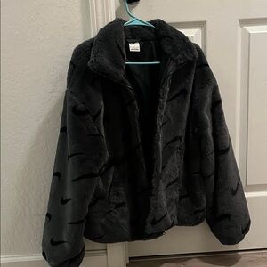 Nike Charcoal Fleece Jacket